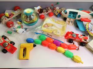 lot 84 image: MIXED LOT OF VINTAGE FISHER PRICE