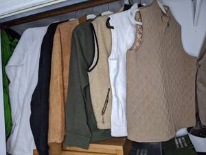 lot 145 image: LOT OF 7 VESTS AND DRESS JACKETS