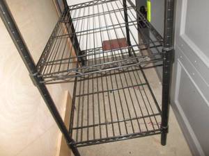 lot 935 image: Wire 3 Shelf Stand See Photos...