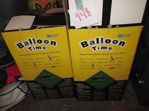 lot 948 image: (2) Balloon Time Helium Tank Unsur...