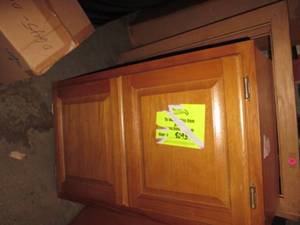 lot 956 image: Wood Cabinet 30 X 12 X 18 ...