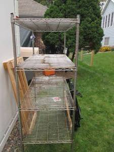 lot 962 image: 4-Tier Metal Racking...