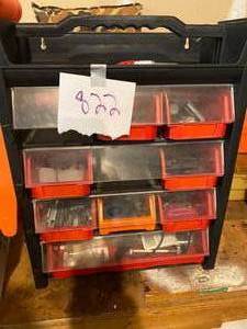 lot 822 image: Hardware In Storage Cabinet ...