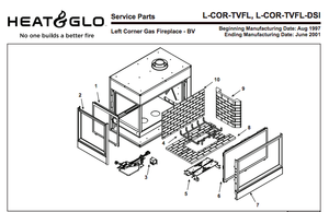 lot 914 image: GAS FIREPLACE NEW IN BOX