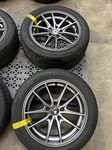 lot 3 image: Set Of (4) Hankook Tires With 17 Wheels