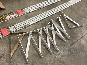 lot 17 image: 12 x 48 Shelf Set & Etc