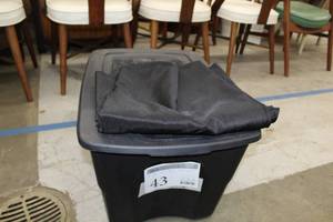 Lot of (14) Tablecloths Round 120 Black