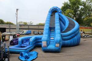 Corkscrew Inflatable Water Slide