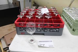 Lot of (25) Red Wine Glasses 7
