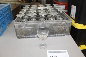 Lot of (25) Wine Glasses 7