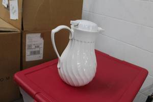 Lot of (7) Ceramic Coffee Servers