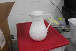 Lot of (7) Ceramic Coffee Servers