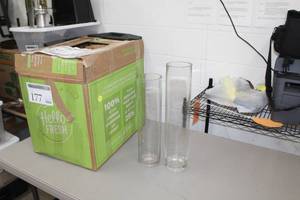 Lot of (15) Cylinder Vases 16,18