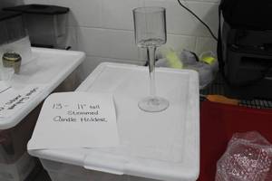 Lot of (13) Stemmed Candle Holders 11