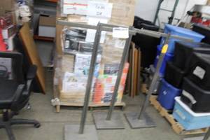 Lot of (3) Clothing Racks
