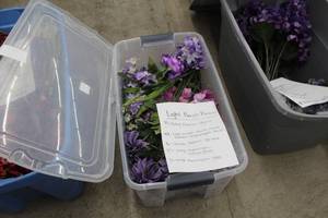 Lot of (75) Light Purple Flower Stems, Mixed Dahlias, Hydrangeas, Roses, Lavender Dahlias, LavenderSilver Hydrangeas, Lilac Hydrangeas, Hydrangeas Stems