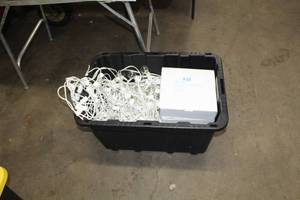 Lot of (3) White Caf Light Strings 100