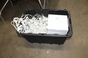 Lot of (3) White Caf Light Strings 100