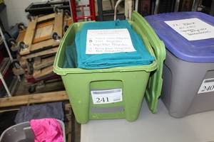 Lot of (22) Tablecloths Square 85 Forest GreenTealRoyal BlueNavy BlueRed