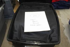 Lot of (20) Tablecloths Round 120 Black