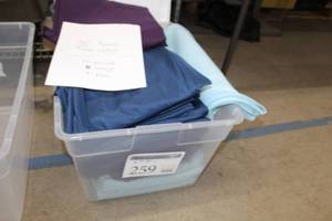 Lot of (23) Tablecloths Round 90 PurpleNavyBlue