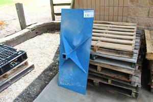 Lot of (1) 48 Skid Steer Receiver Plate (10 Extension)