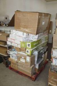 Pallet of Returned Goods