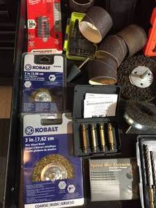 lot 7 image: Large Drill Accessory Lot