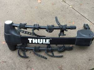 lot 142 image: Two THULE Bike Racks