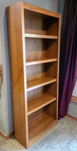 lot 216 image: Wooden Bookshelf