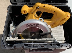 lot 58 image: Dewalt Cordless Circular Saw with Case