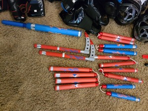 lot 256 image: Large Lot of Martial Arts Sparing Pads & Equipment