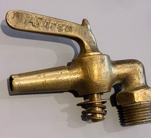 lot 283 image: Vintage Brass Spigots