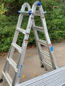 lot 65 image: Werner Adjustable Ladder