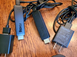 lot 308 image: Three Roku Devices