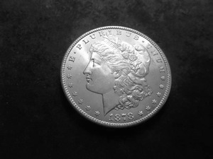 lot 1 image: 1878 S Morgan Silver Dollar