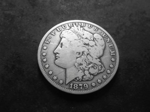 lot 3 image: 1879 CC  Morgan Silver Dollar