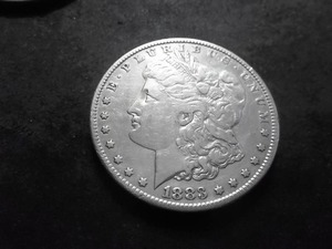 lot 10 image: 1883 Morgan Silver Dollar