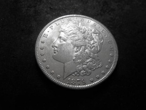 lot 13 image: 1879 S  Morgan Silver Dollar Reverse Of 1878