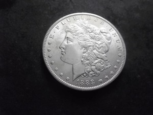 lot 25 image: 1888 O Morgan Silver Dollar