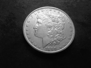 lot 29 image: 1890  Morgan Silver Dollar