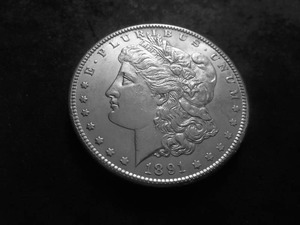 lot 32 image: 1891 S Morgan Silver Dollar