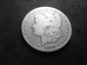 lot 35 image: 1893 CC Morgan Silver Dollar