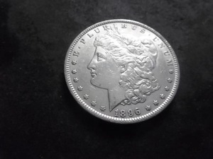 lot 37 image: 1896 Morgan Silver Dollar
