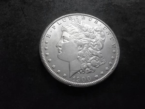 lot 42 image: 1900  Morgan Silver Dollar