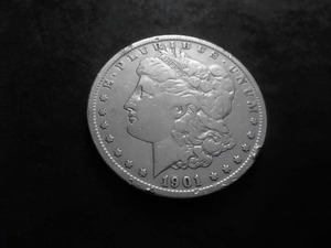 lot 43 image: 1901 O Morgan Silver Dollar