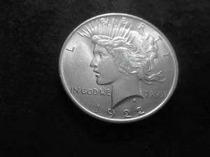 lot 47 image: 1922  Silver Peace Dollar