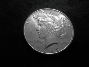 lot 52 image: 1923 S Peace Silver Dollar