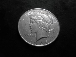 lot 58 image: 1926 D Silver Peace Dollar