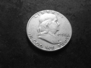 lot 73 image: 1950 Franklin Half Dollar